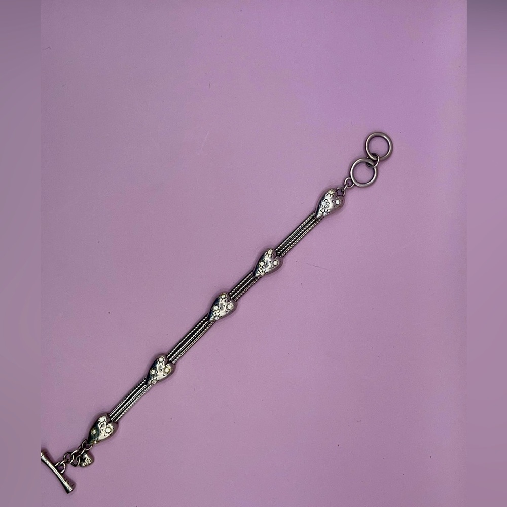 BRIGHTON HEART BRACELET Toggle 8 inches RETIRED